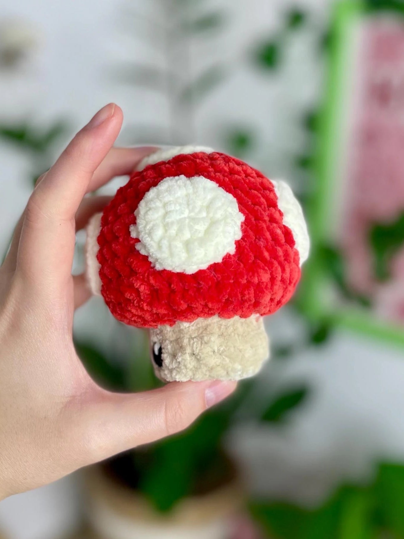 CROCHET PDF PATTERN - Super Champignon