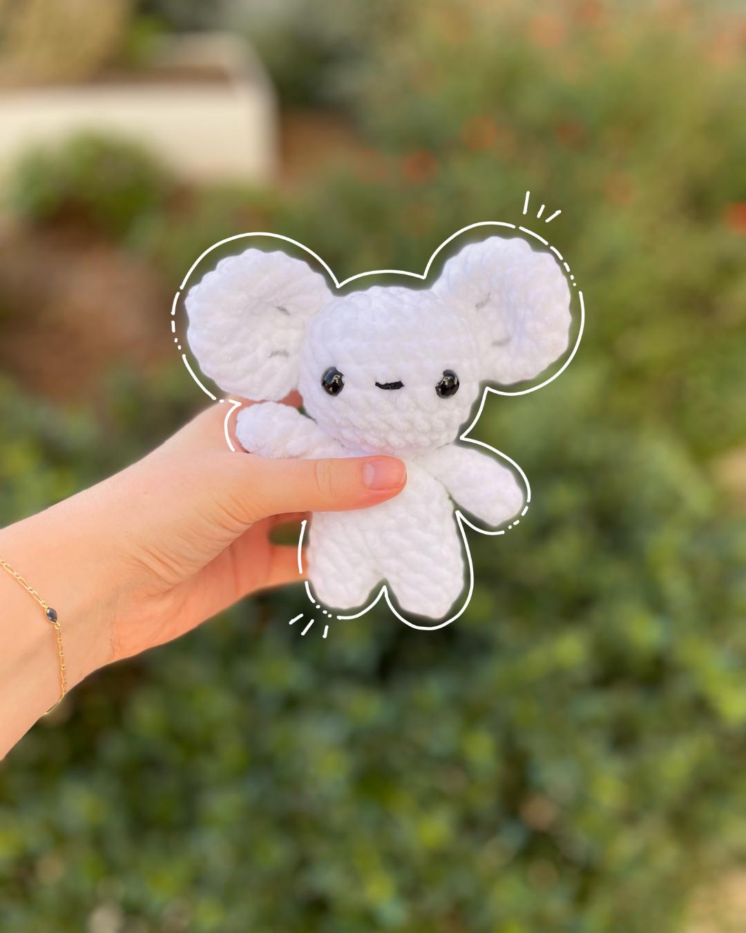 CROCHET PDF PATTERN - Famille de souris