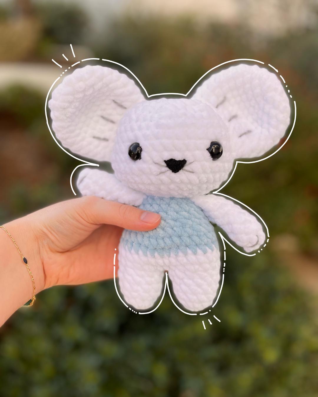 CROCHET PDF PATTERN - Famille de souris
