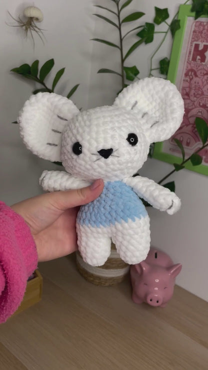 CROCHET PDF PATTERN - Famille de souris