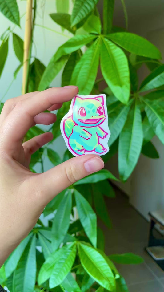 Sticker Reptile Végétal