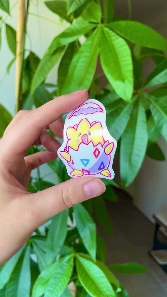 Sticker Bébé Œuf